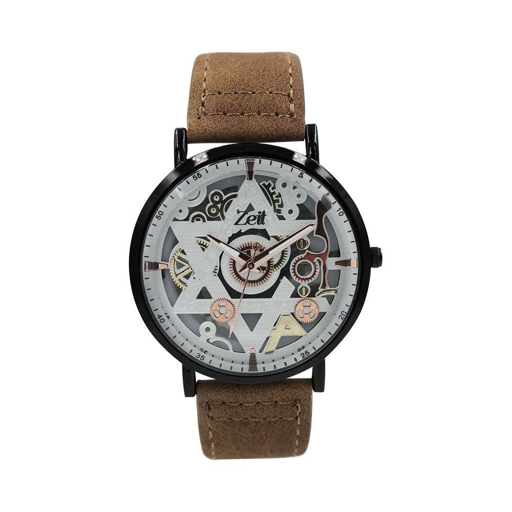 Reloj Zeit Hombre Tactopiel Camel Caja Negra - CB00020037
