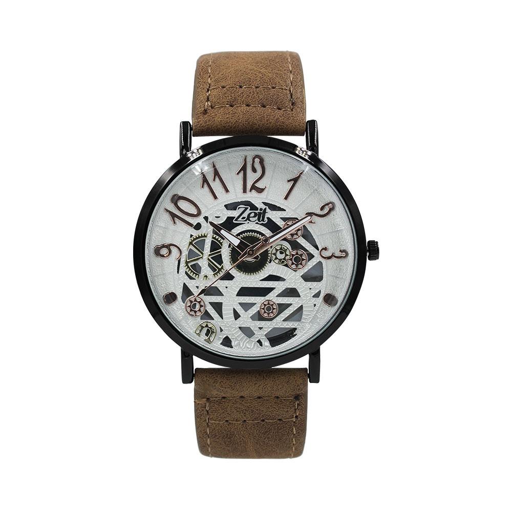 Reloj Zeit Hombre Tactopiel Camel Caja Negra - CB00020039