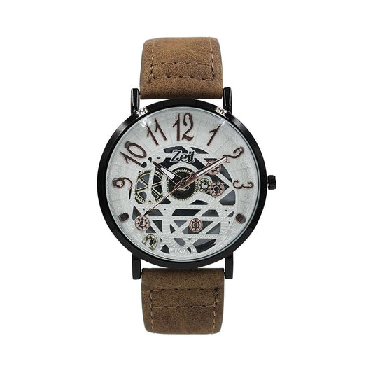 Reloj Zeit Hombre Tactopiel Camel  Caja Negra - CB00020039