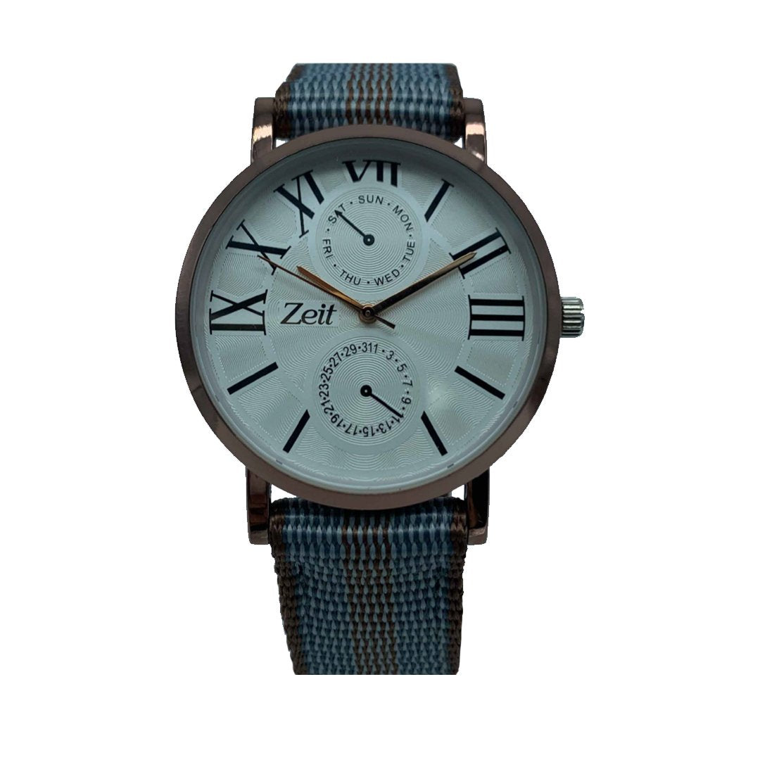 Reloj Caballero Lona Café Azul-CB00020180
