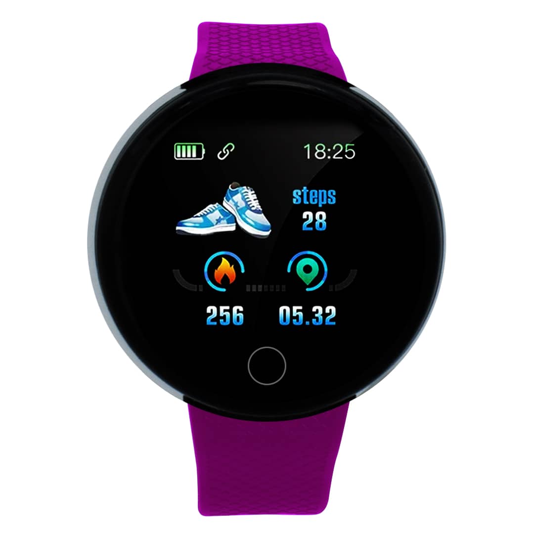 Reloj Zeit smartwatch circular correa roja 20401