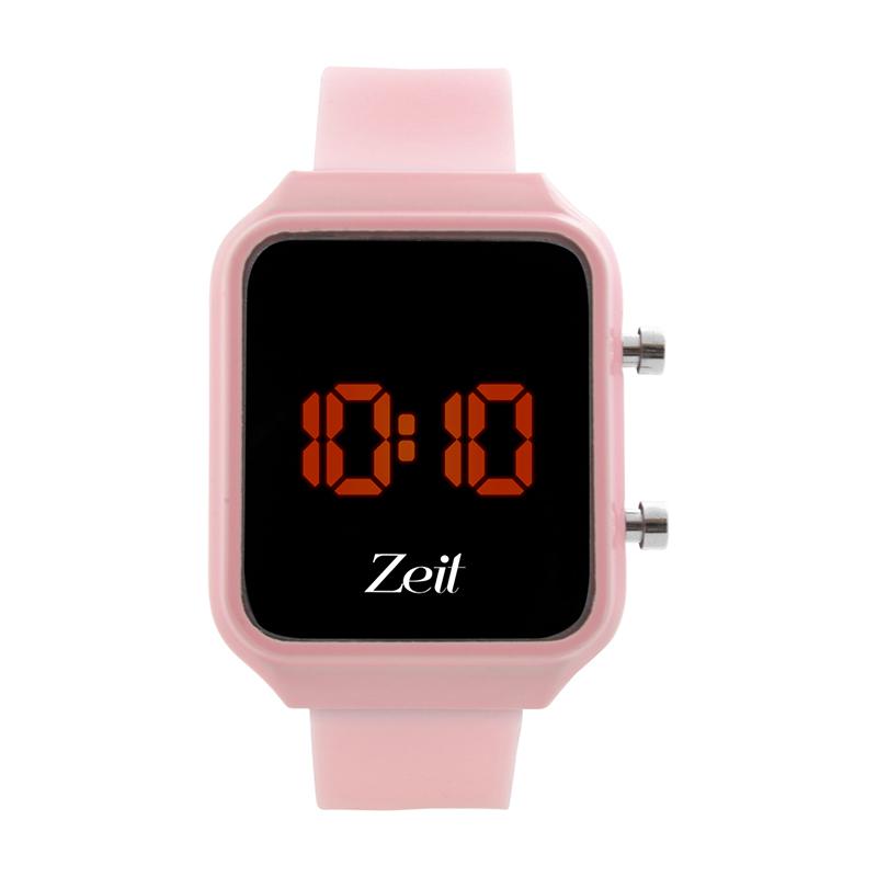 Reloj Zeit Sin Género Digital Rosa Cuadrado 20451
