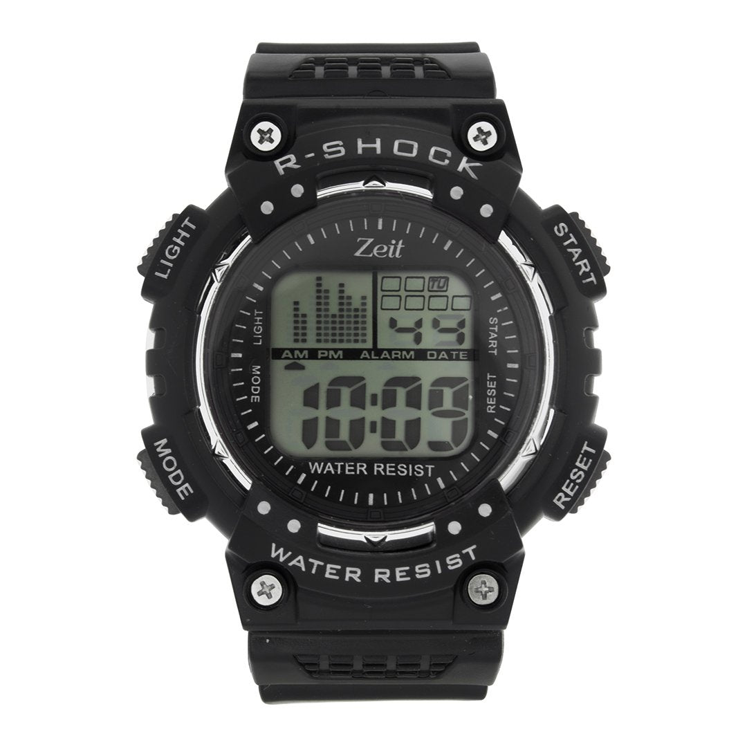 Reloj Zeit circular para Hombre tipo digital con detalles en blanco 3319-20479
