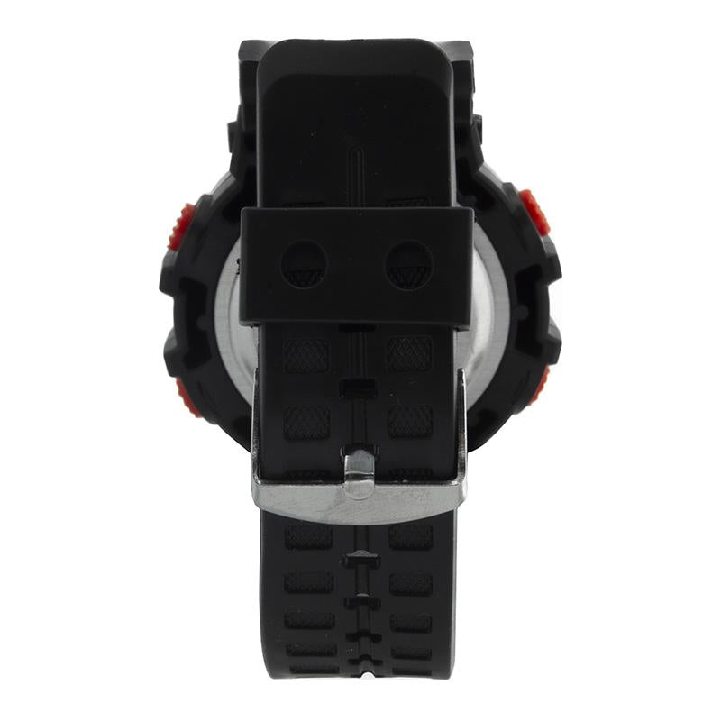 Reloj Zeit circular para Hombre tipo digital con detalles en rojo 3319-20477