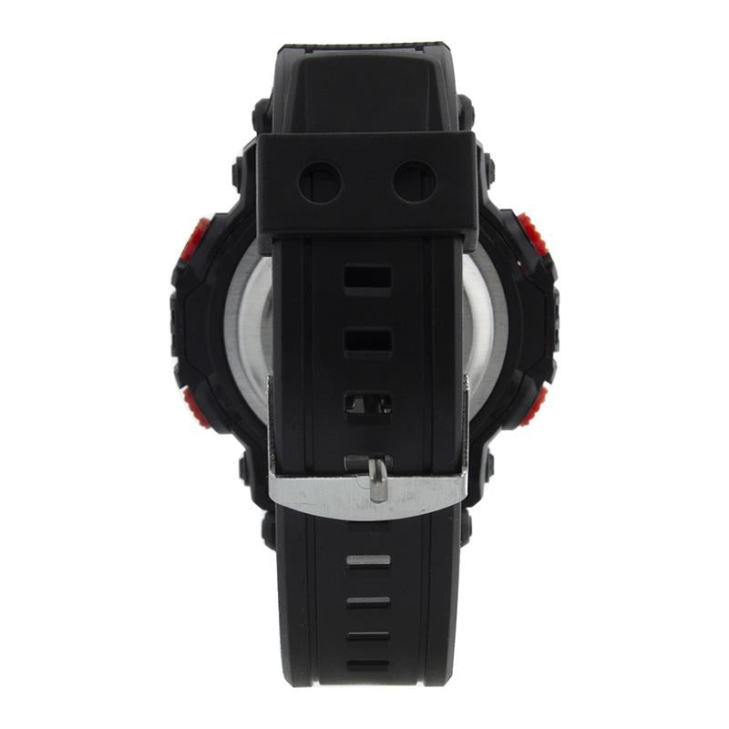 Reloj Zeit circular para Hombre tipo digital con detalles en rojo 3319-20474