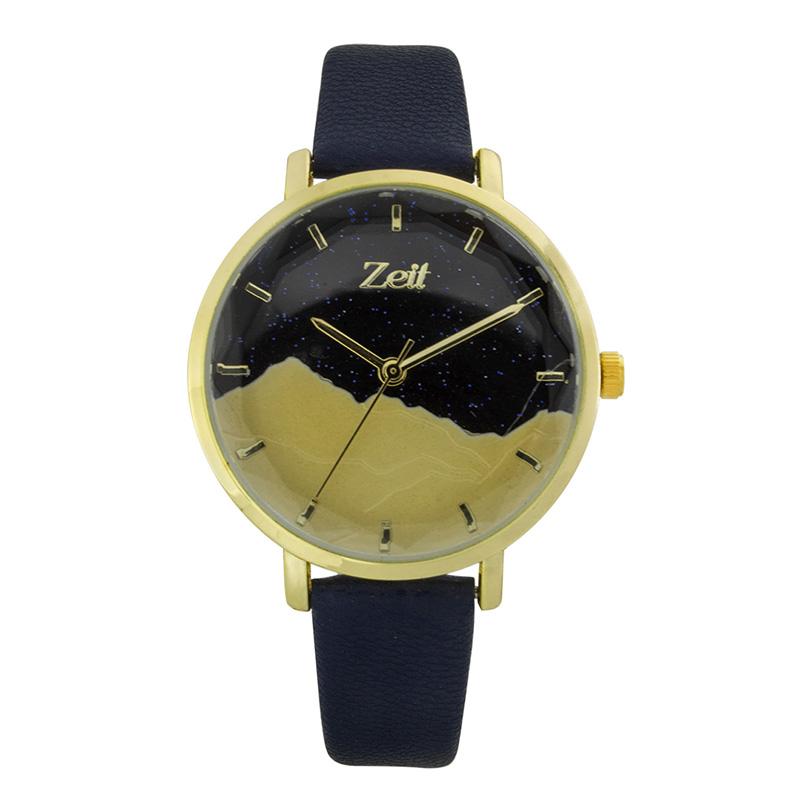 Reloj Zeit para Mujer tactopiel con textura azul marino 20843