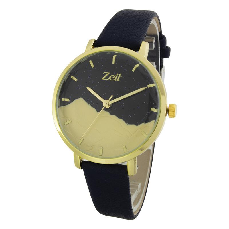 Reloj Zeit para Mujer tactopiel con textura azul marino 20843