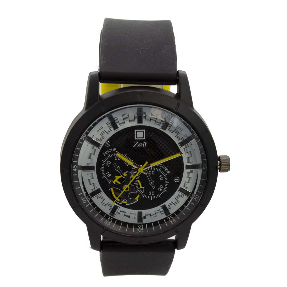 Reloj Zeit de Hombre tipo Análogo extensible Silicon color Azul / Blanco