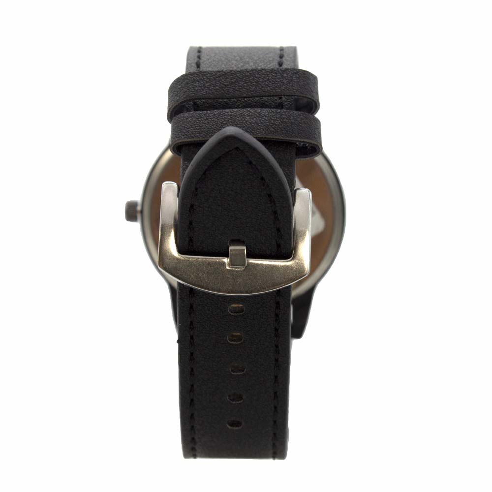 Reloj Zeit de Hombre tipo Análogo extensible Tactopiel color Negro/indicadores Rojos