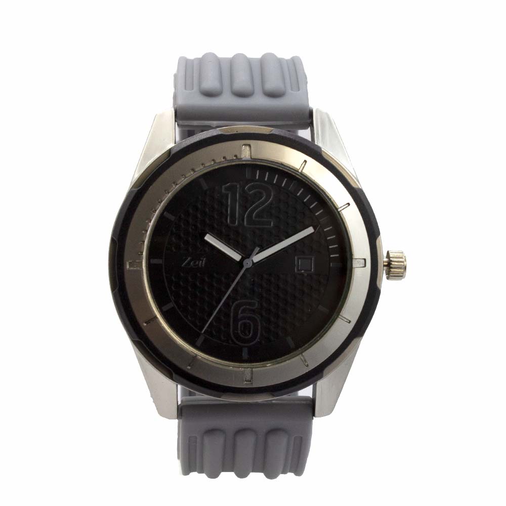 Reloj Zeit de Hombre tipo Análogo extensible Silicon color Azul Caja Dorada