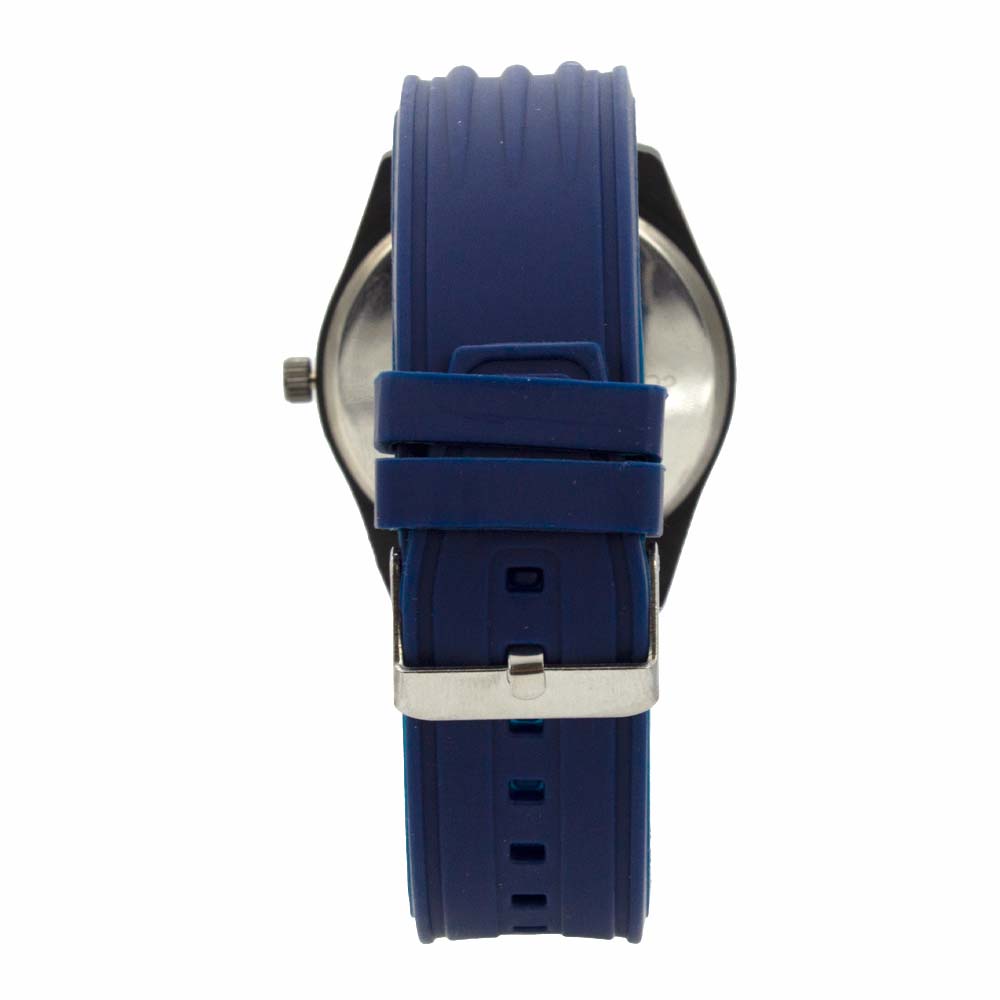 Reloj Zeit de Hombre tipo Análogo extensible Silicon color Azul Con hendiduras en correa