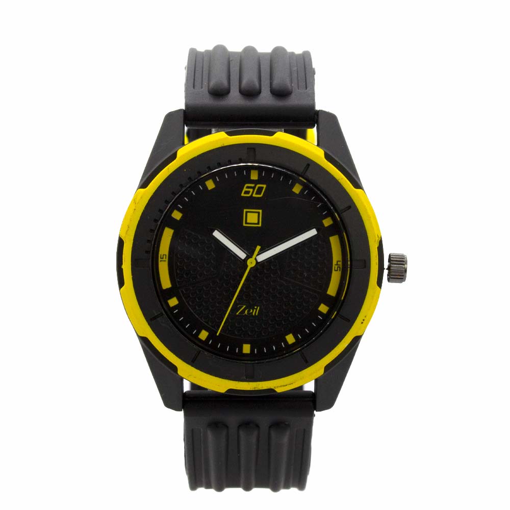 Reloj Zeit de Hombre tipo Análogo extensible Silicon color Azul Con hendiduras en correa