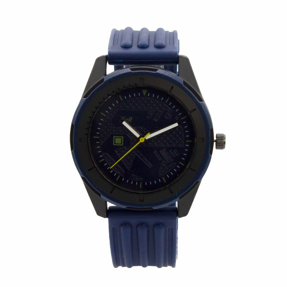 Reloj Zeit de Hombre tipo Análogo extensible silicon color Gris
