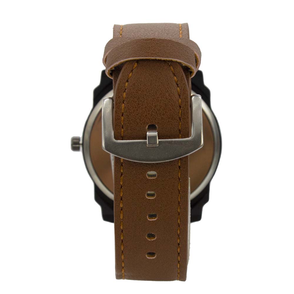 Reloj Zeit de Hombre tipo Análogo extensible Tactopiel color Cafe