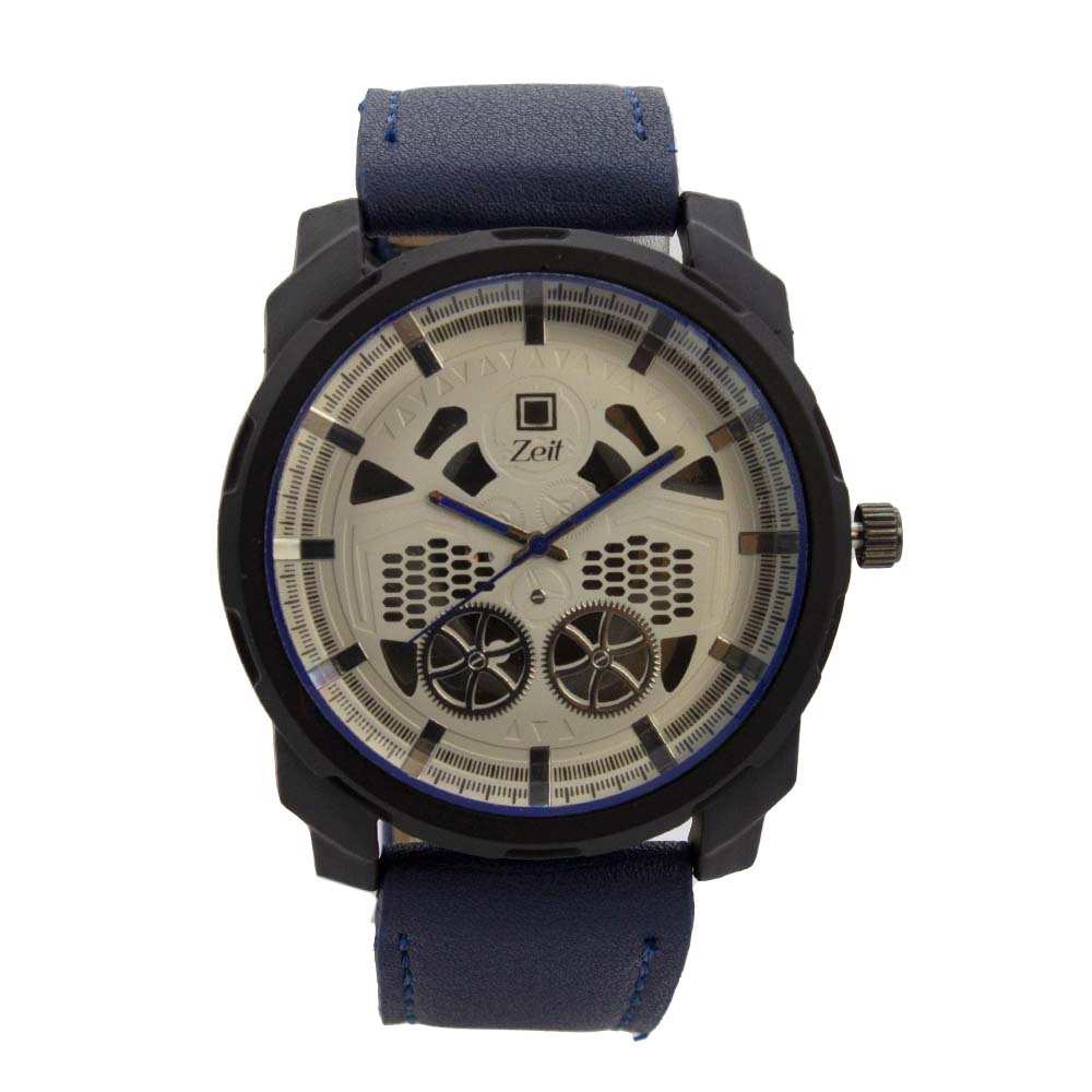 Reloj Zeit de Hombre tipo Análogo extensible Tactopiel color Cafe