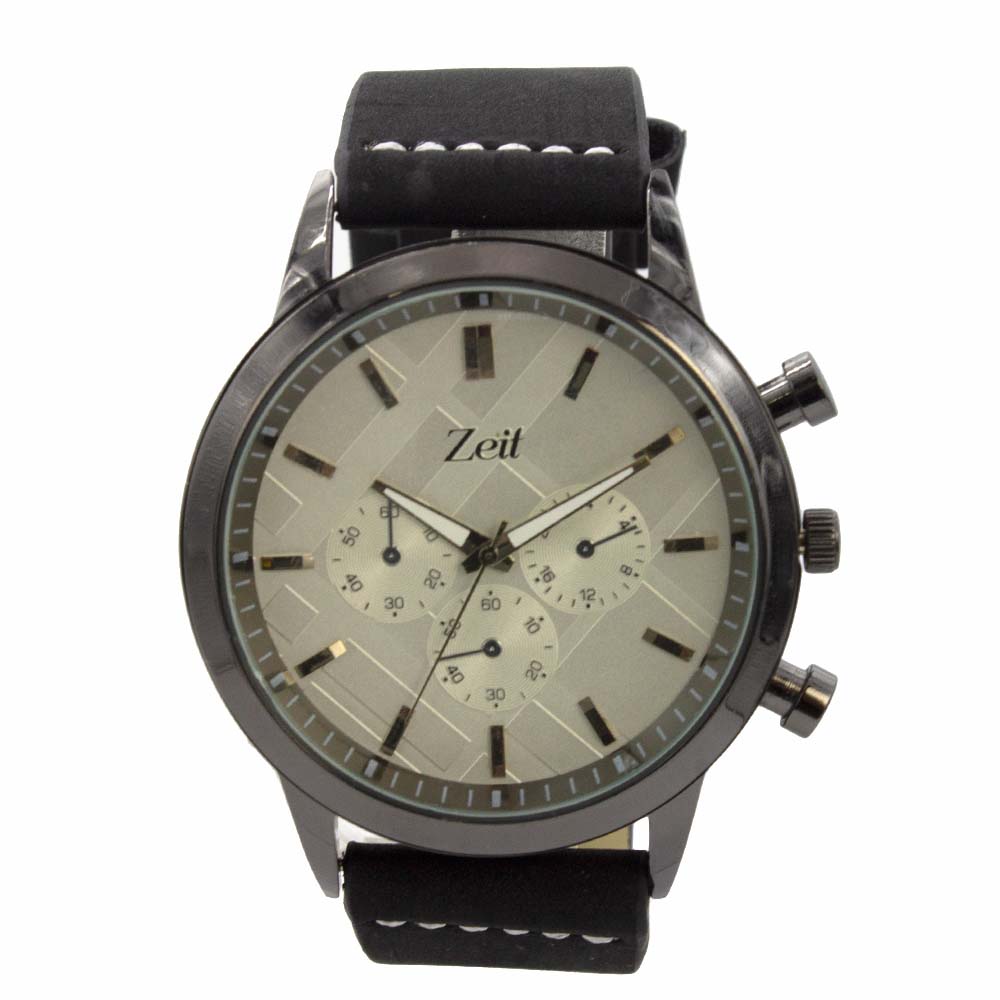 Reloj Zeit de Hombre tipo Análogo extensible Tactopiel color Blanco