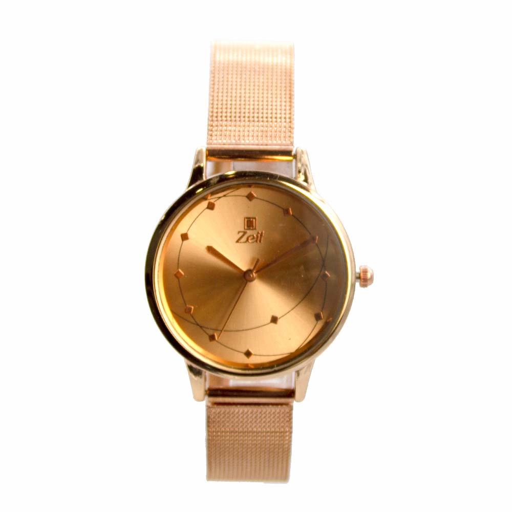 Reloj Zeit para Mujer Indicadores y manecillas en oro rosa