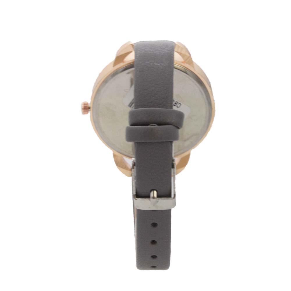 Reloj Zeit Mujer Análogo Gris Rosa Dorado/Oro Rosa Negro