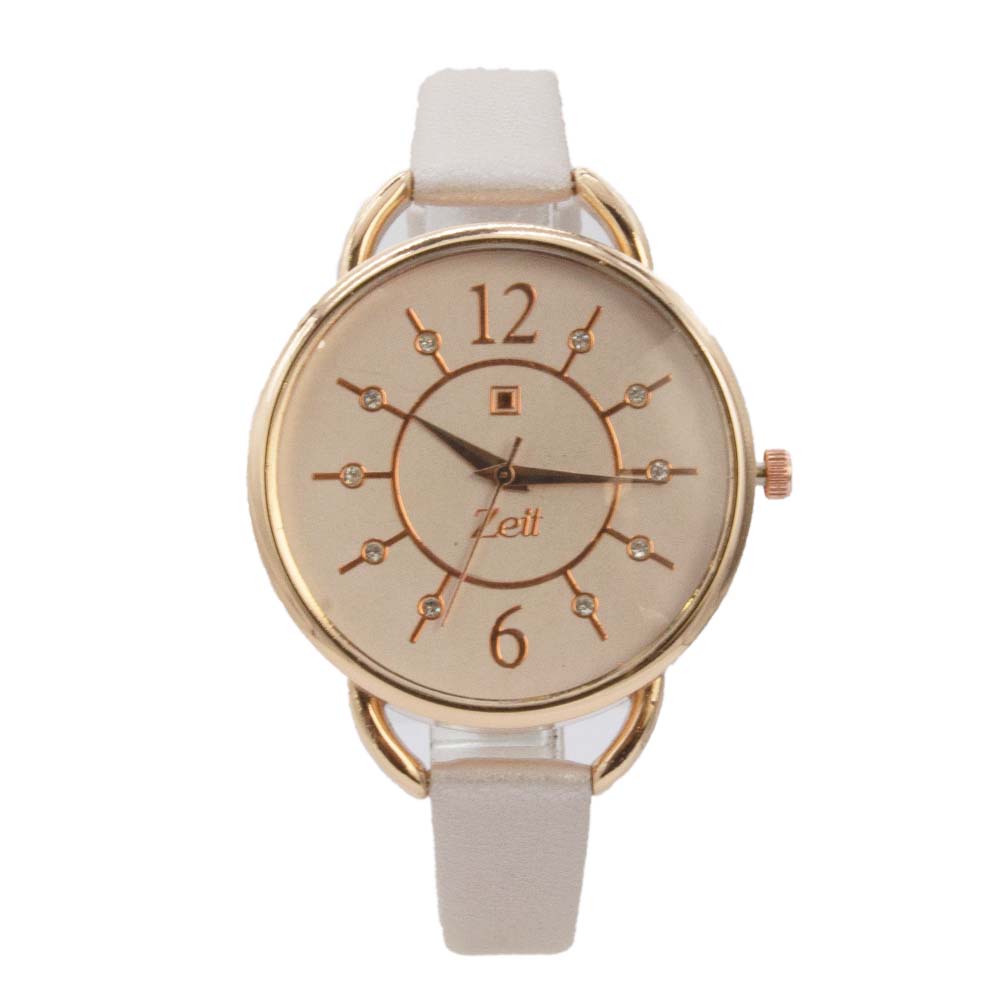 Reloj Zeit Análogo Tactopiel Plateado/Silver Hebilla