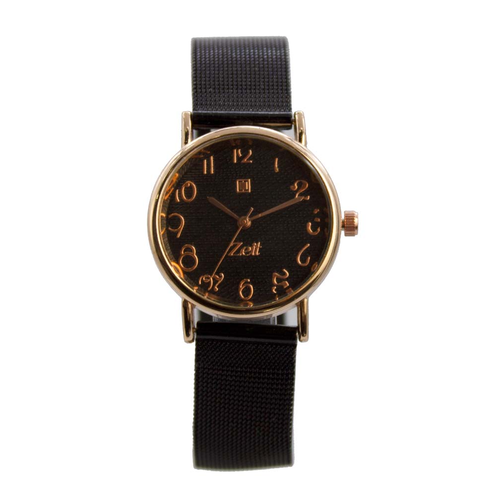 Reloj Zeit para Mujer mesh circular fondo de textura numeros