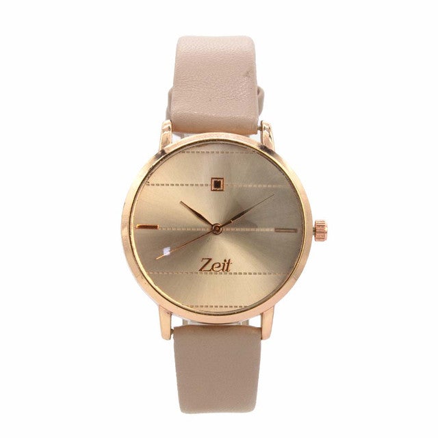 Reloj Zeit Mujer Analogo Verde musgo Rosa Dorado/Oro
