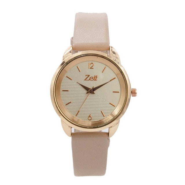 Reloj Zei tMujer Analogo Blanco Rosa Dorado/Oro Rosa Blanco