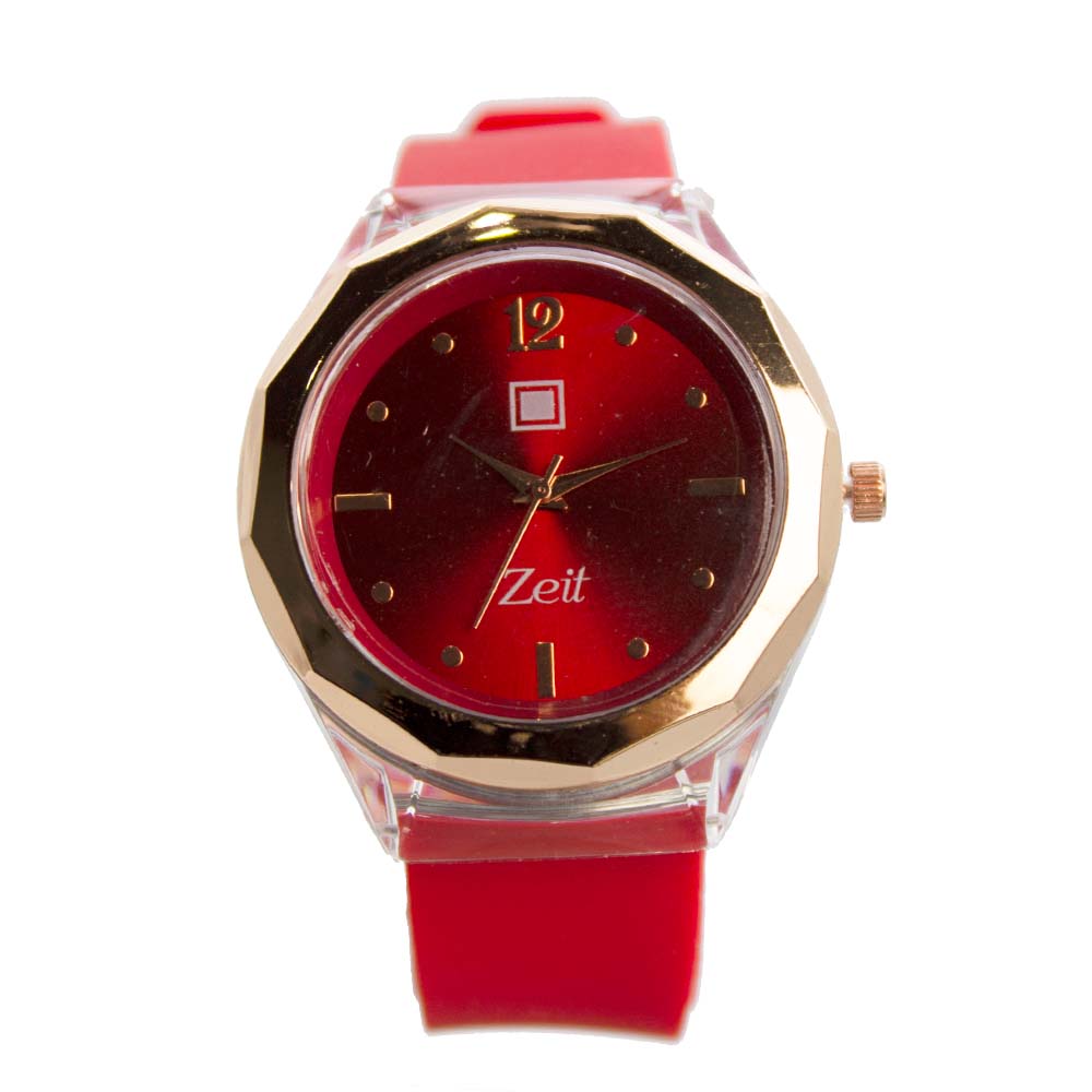 Reloj Zeit para Mujer Biselado con Indicadores Oro Rosa