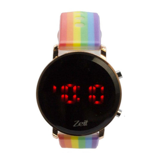Reloj Zeit Sin género Digital correa de Arcoiris.