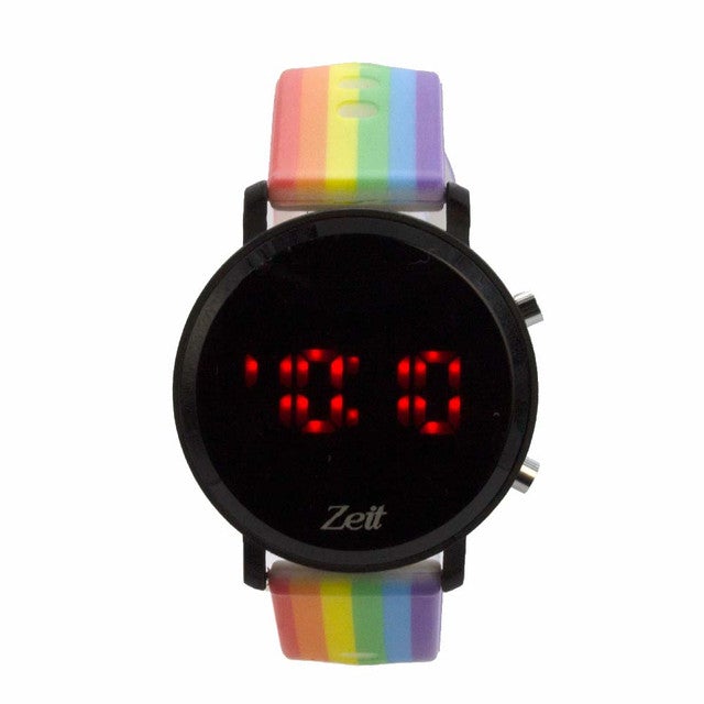 Reloj Zeit Sin género Digital correa de Arcoiris.