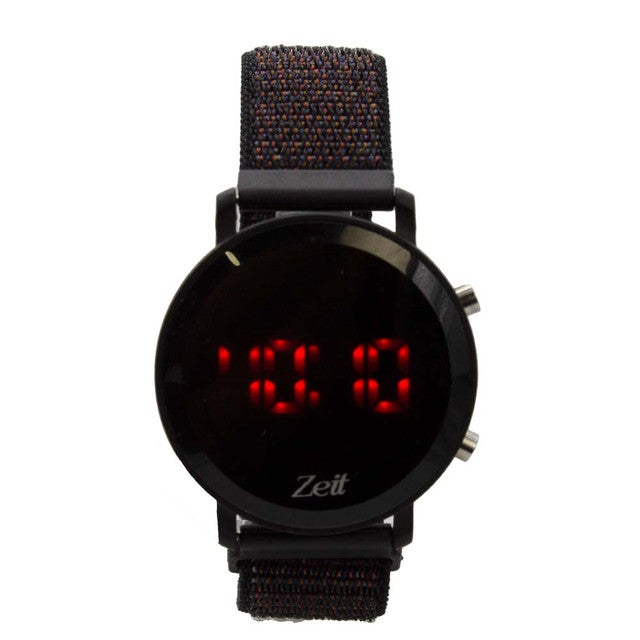 Reloj Zeit Sin género digital Negro Negro Negro