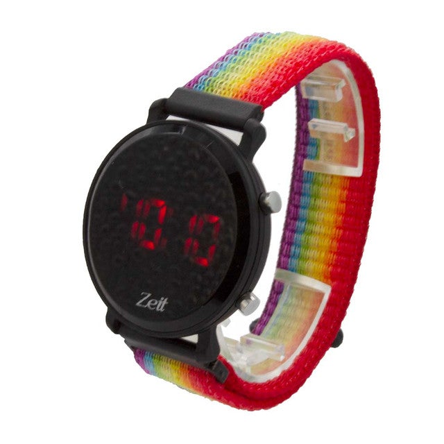 Reloj Zeit Sin género Digital Amarillo Negro Negro