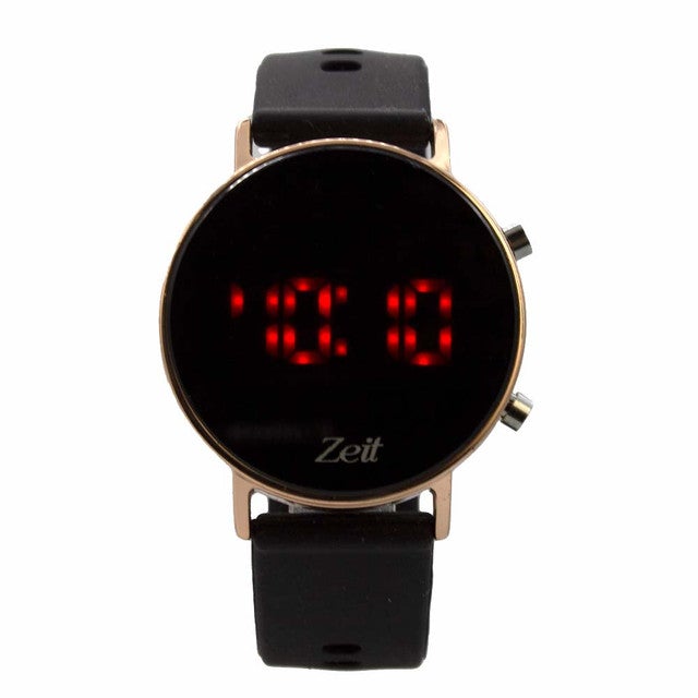 Reloj Zeit Sin género digital Negro Negro Negro