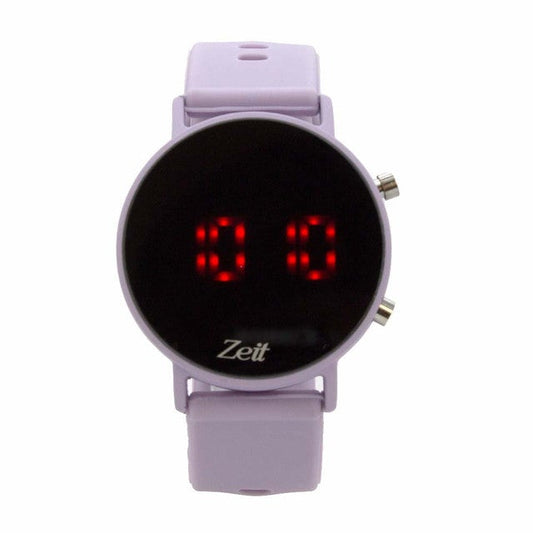 Reloj Zeit Sin género Digital morado morado Negro