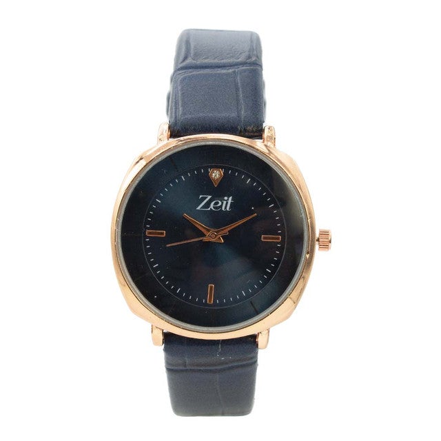 Reloj Zeit Mujer Analogo Café Rosa dorado/oro rosa café