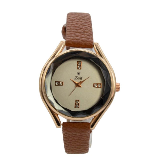 Reloj Zeit Muje rAnalogo Negro Rosa dorado/oro rosa Gris