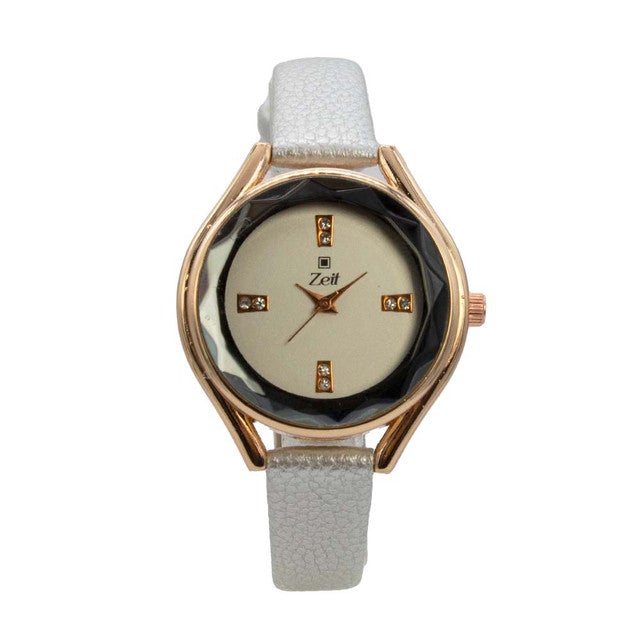 Reloj Zeit Muje rAnalogo Negro Rosa dorado/oro rosa Gris