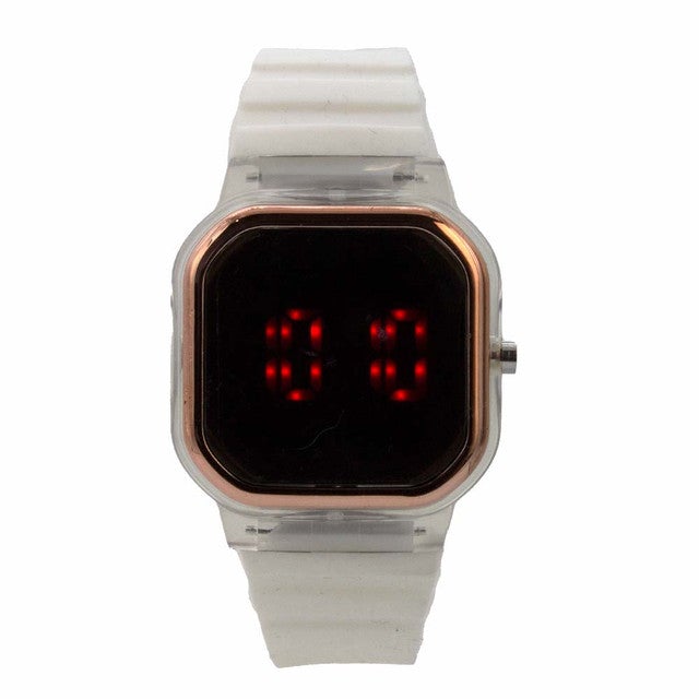 Reloj Zeit Mujer Digital Negro Dorado Negro