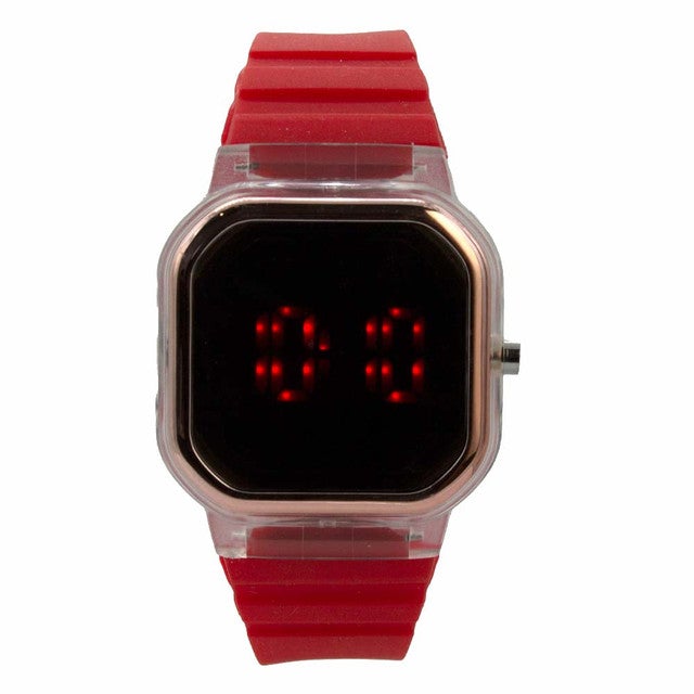 Reloj Zeit Mujer Digital Negro Dorado Negro