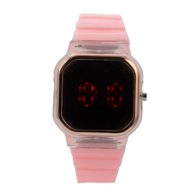 Reloj Zeit Mujer Digital Negro Dorado Negro