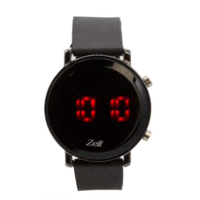 Reloj Zeit Sin género Digital Negro Negro Negro