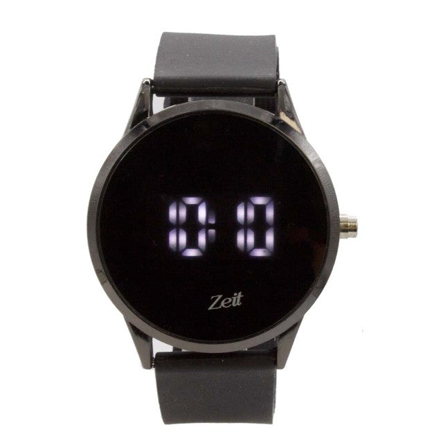 Reloj Zeit Sin género Digital Negro Negro Negro
