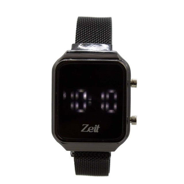 Reloj Zeit Sin género digital Negro Negro Negro