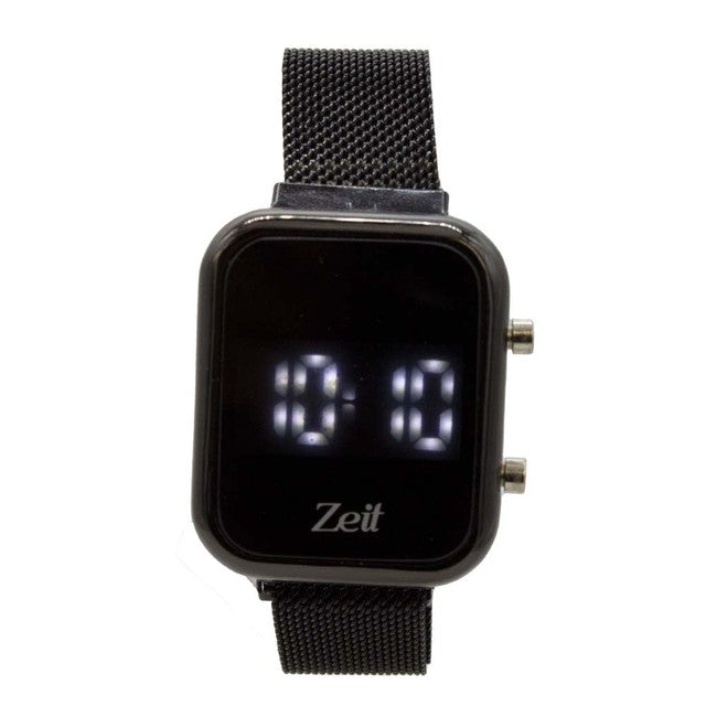 Reloj Zeit Sin género digital Negro Negro Negro