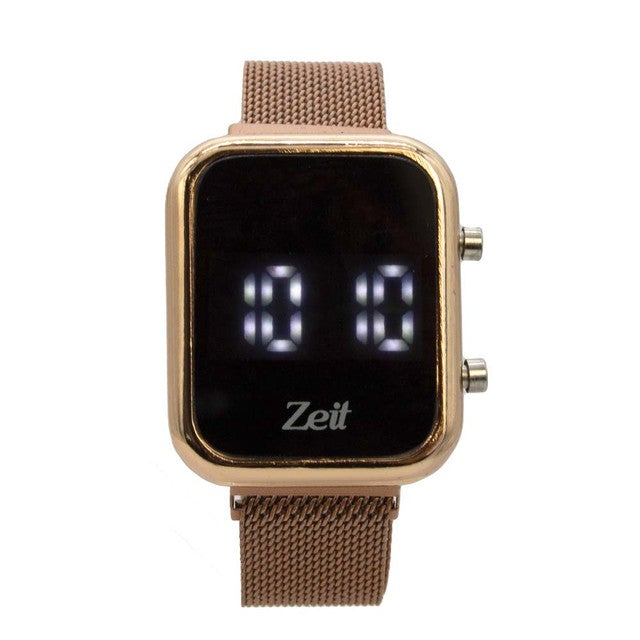 Reloj Zeit Sin género digital Negro Negro Negro