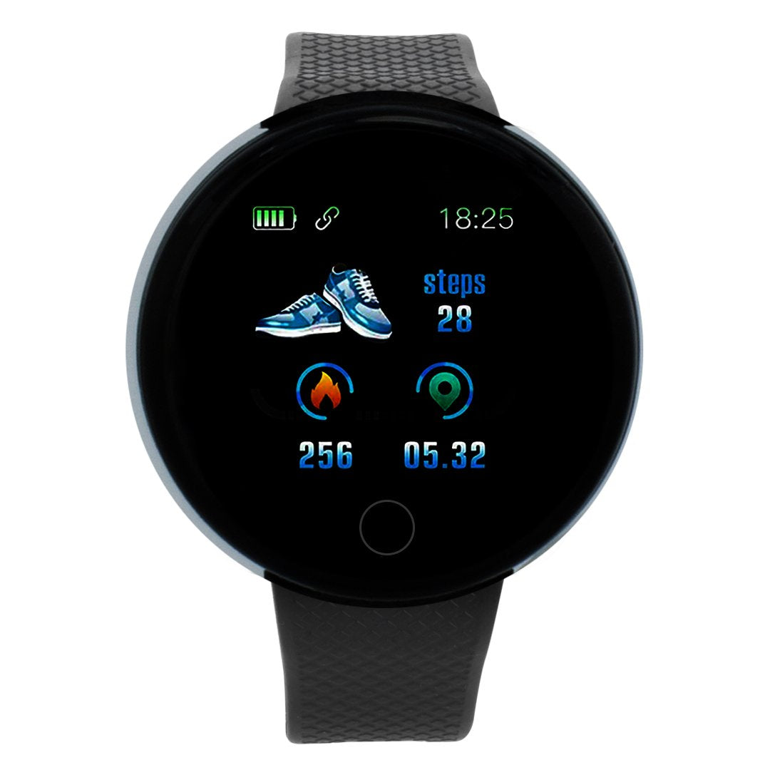 Reloj Zeit smartwatch circular correa negra 20401