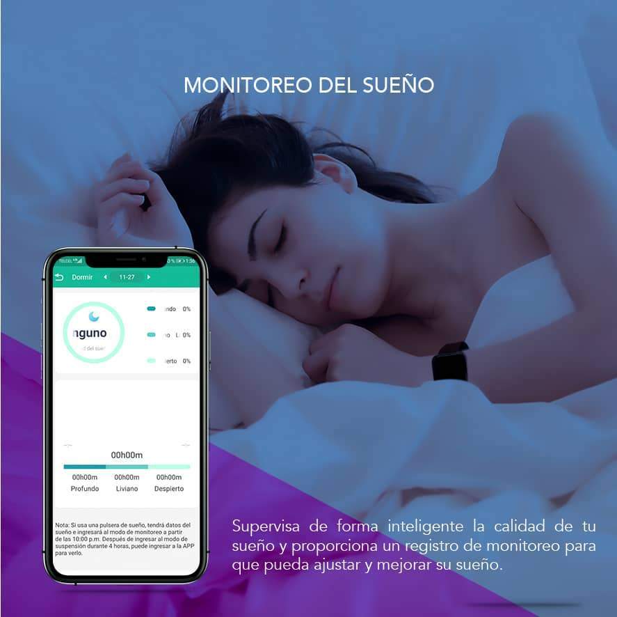 Reloj Zeit smartwatch circular correa azul 20401