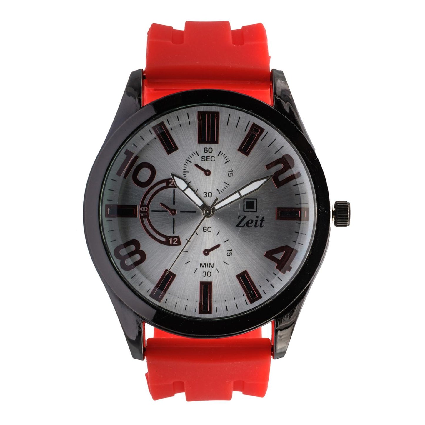 Reloj Análogo Zeit Caballero Casual Silicón Simuladores