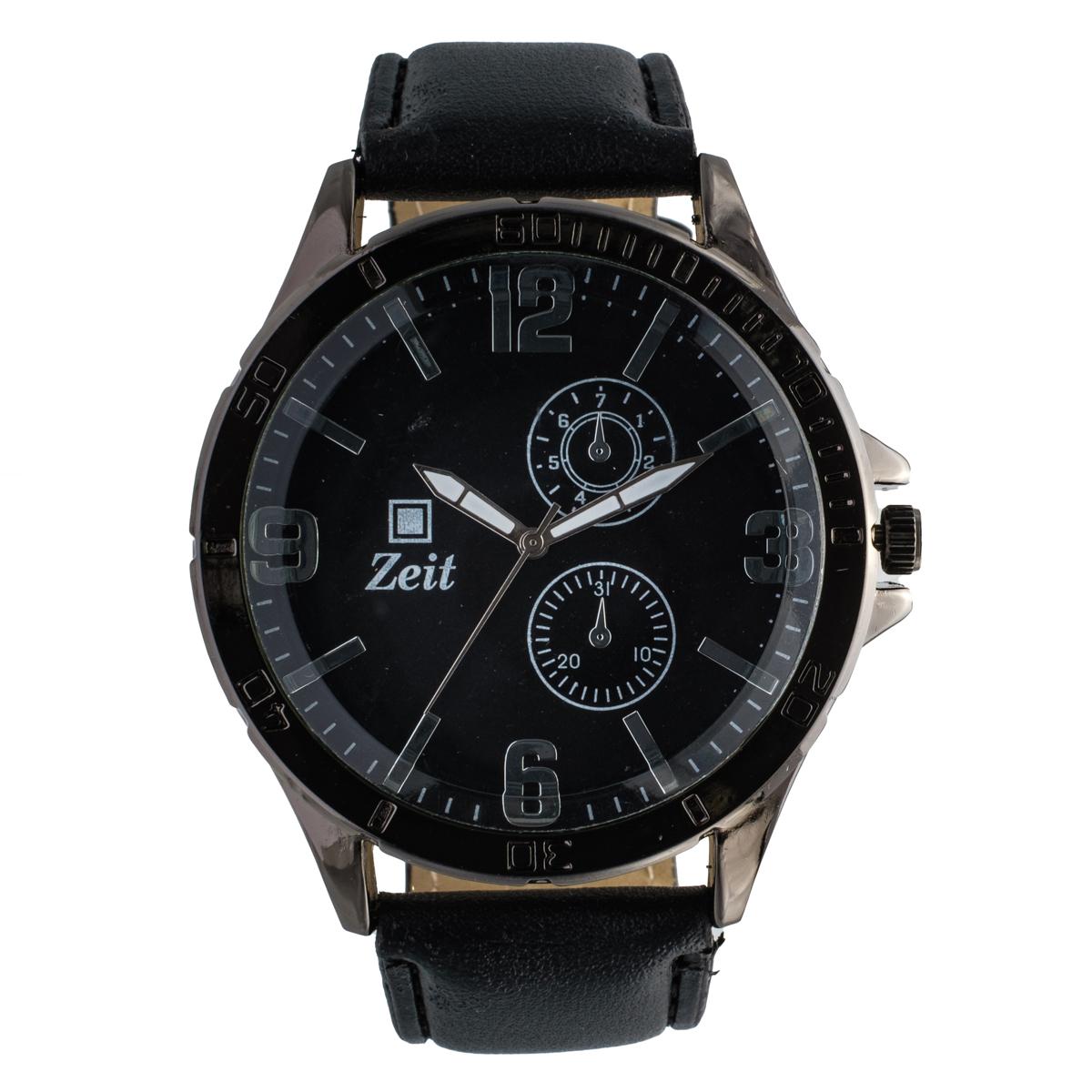 Reloj Análogo Zeit Caballero Casual Tacto Piel y Simuladores