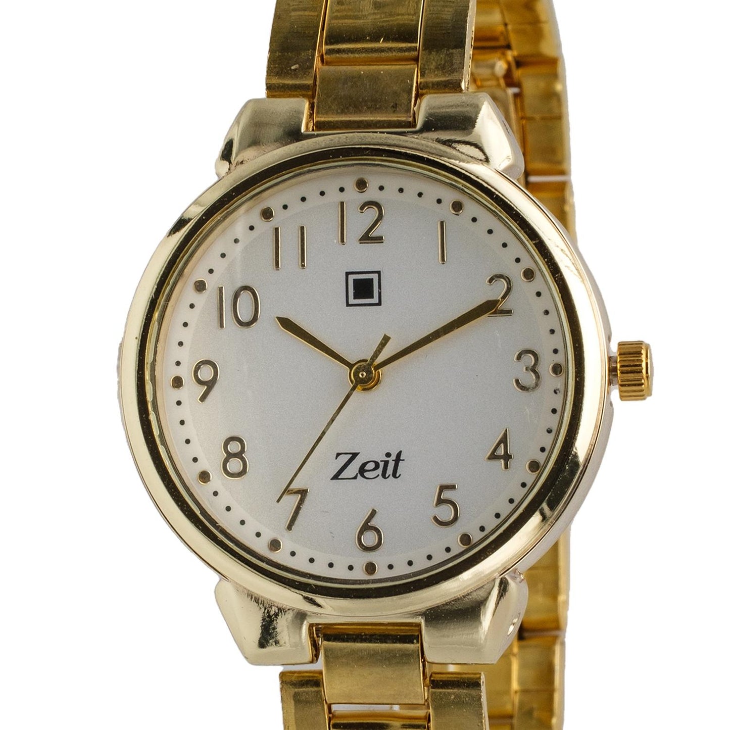 Reloj Análogo Zeit Dama Casual correa De Metal fondo liso