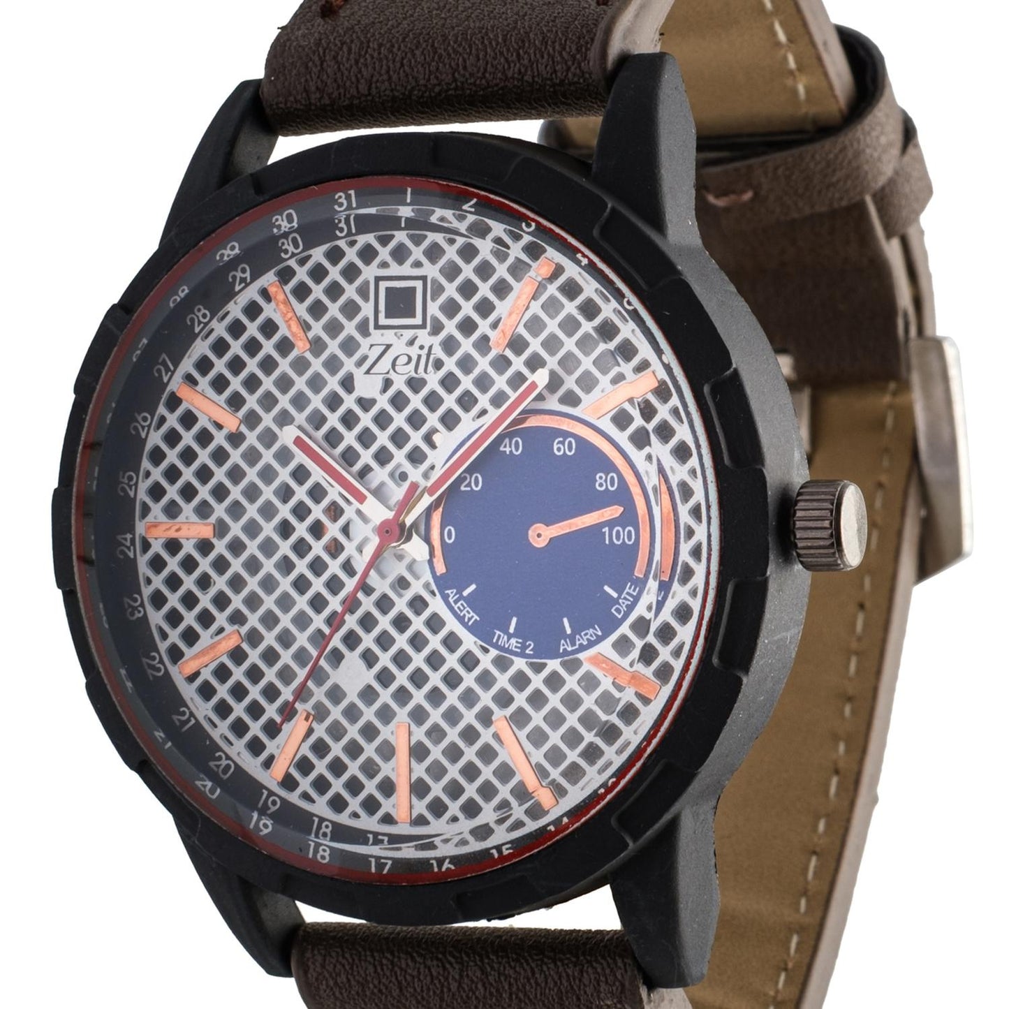 Reloj Análogo Zeit Caballero Textura Casual Tacto Piel